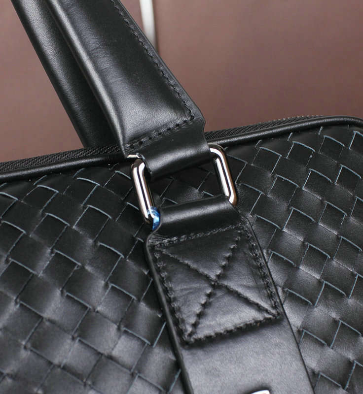 Bottega Veneta intrecciato VN briefcase M80001C black
